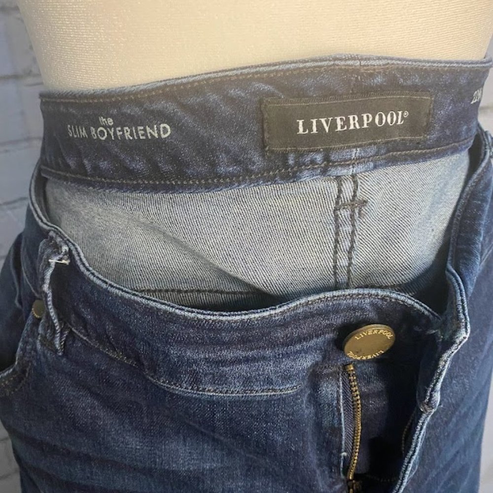 LIVERPOOL - PEYTON SLIM BOYFRIEND JEAN SIZE 22